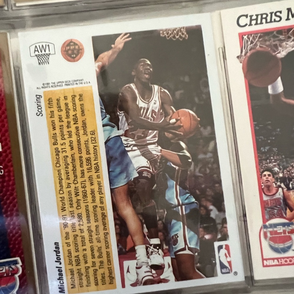 Michael Jordan hologram 90 91’ card